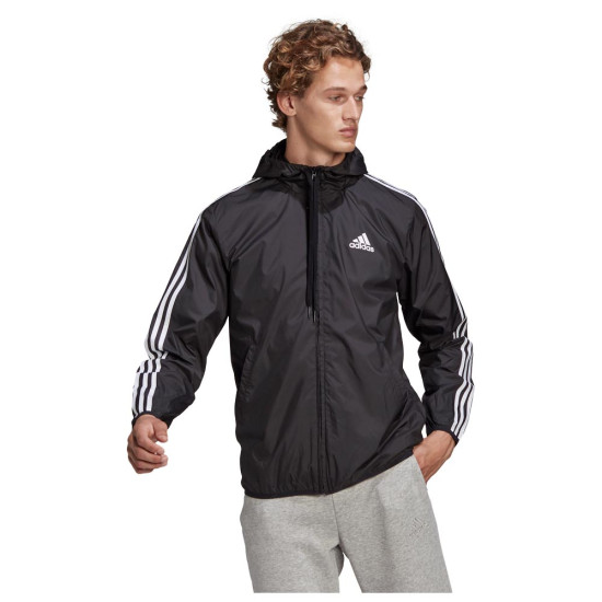 Adidas Ανδρικό αντιανεμικό μπουφάν 3-Stripes Adidas Ανδρικό αντιανεμικό μπουφάν 3-Stripes